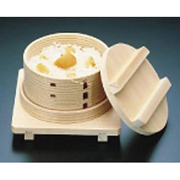 杉 ワッパセイロセット (蓋・すだれ・台付) 用美(ヤマコー)