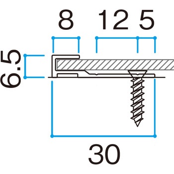 エバーアートボード 見切材 薄型 タカショー