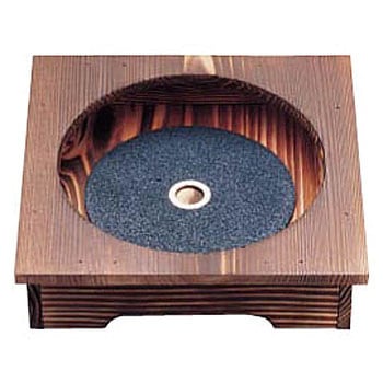 焼杉ピビンバ器用安全木台・プレートセット 萬洋