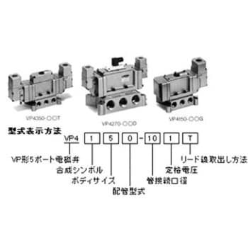 大形5ポート・VP4250シリーズ SMC パイロット式ソレノイドバルブ