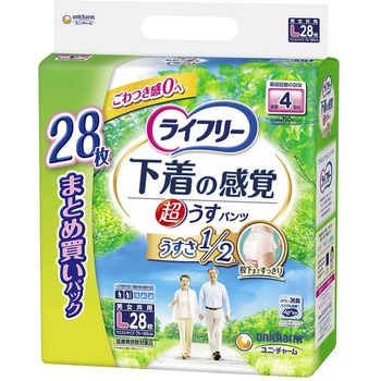 ライフリ-超うす型下着感覚パンツ4回 ユニ・チャーム