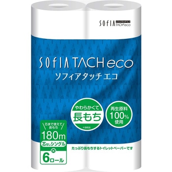 ソフィアタッチエコ古紙芯なしトイレット マスコー製紙