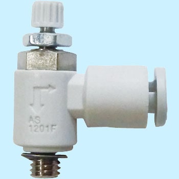 ワンタッチ管継手付スピードコントローラ エルボタイプ SMC