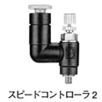 ワンタッチ管継手付シリンダ直結型スピードコントローラ SMC