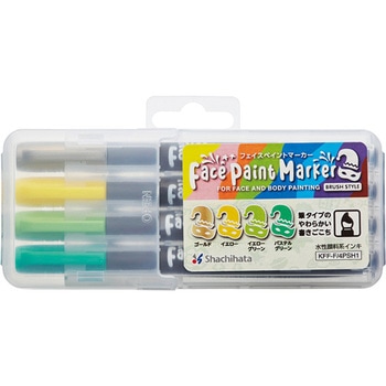 フェイスペイントマーカー 4色セット1 シヤチハタ