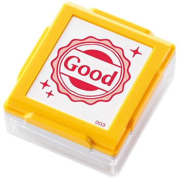 いいね!スタンプくん イエロー シヤチハタ