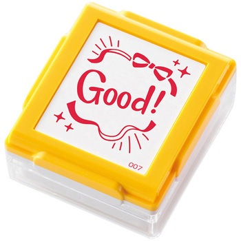 いいね!スタンプくん イエロー シヤチハタ