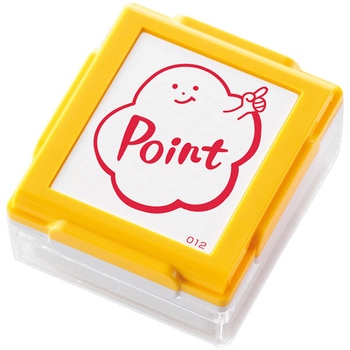 いいね!スタンプくん イエロー シヤチハタ
