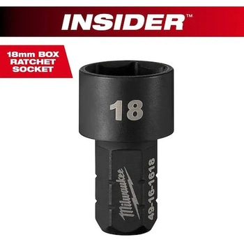 INSIDER(TM) パススルーラチェット専用ソケット(非貫通タイプ) 18mm ミルウォーキーツール