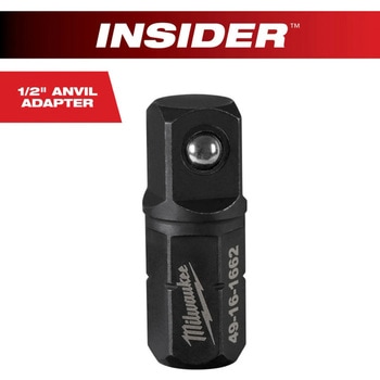 INSIDER(TM) パススルーラチェット専用 1/2インチ(12.7mm)角 アンビルアダプター ミルウォーキーツール
