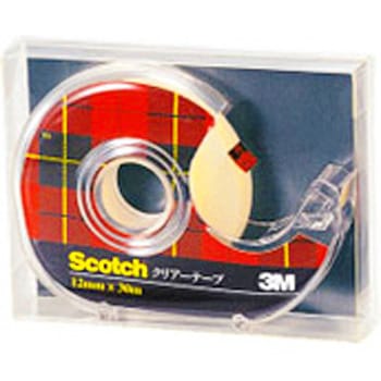 クリアーテープ 12mmx35m ディスペンサー付 3M(スリーエム)