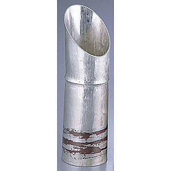 銅錫被 刷毛目竹形1ツ節酒器 TKG