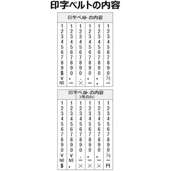 エルゴグリップ 欧文6連