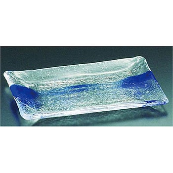 硝子和食器 一筆 長角大皿 吉沼硝子