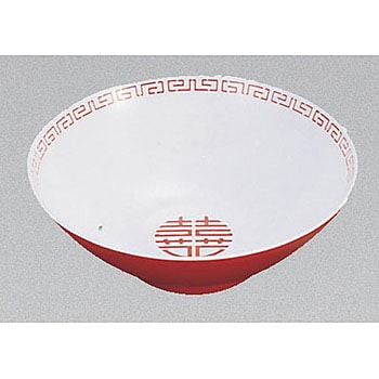 メラミン「瑞祥」 中華丼 千羽鶴印(エンテック)