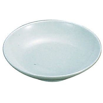 メラミン「青磁」 中華小皿 千羽鶴印(エンテック)