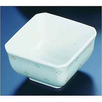 メラミン「花紋」角鉢 関東プラスチック工業