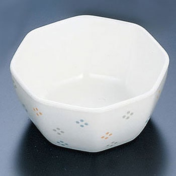 メラミン「花紋」八角鉢 関東プラスチック工業