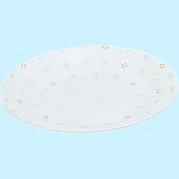 メラミン「花紋」丸皿 関東プラスチック工業