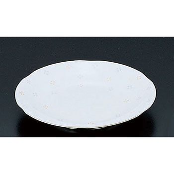 メラミン「花紋」丸皿 関東プラスチック工業
