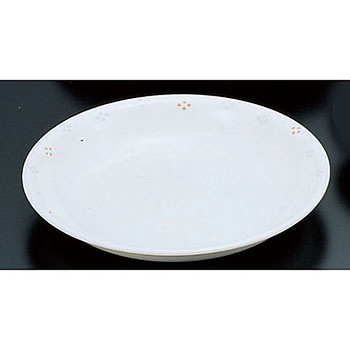 メラミン「花紋」丸皿 関東プラスチック工業