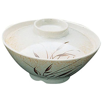 メラミン「紅志野」飯椀 蓋 TKG