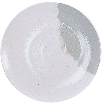 メラミン「グレイ・ストーン」丸皿 TKG