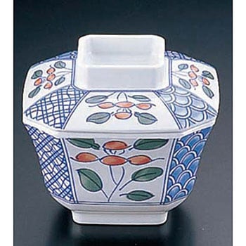 メラミン「花かすり」 角小鉢 蓋 TKG