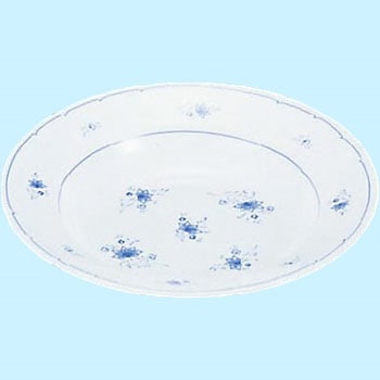 メラミン「ビューティフラワー」 スープ皿 千羽鶴印(エンテック)