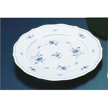 メラミン「ビューティフラワー」 ミート皿 千羽鶴印(エンテック)