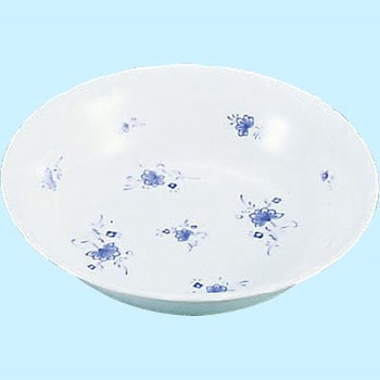 メラミン「ビューティフラワー」 クープ皿 - 千羽鶴印(エンテック)