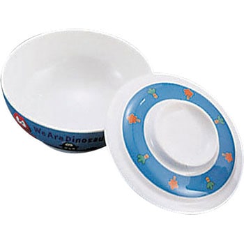 メラミンお子様食器「ダイナソワーズ」 汁碗(蓋付) TKG