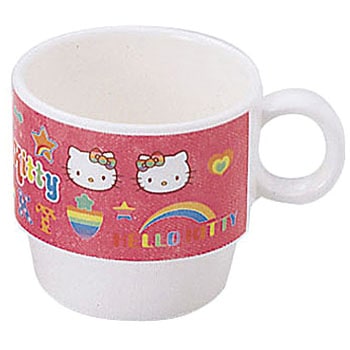 メラミンお子様食器「レインボーキティ」 マグカップ TKG