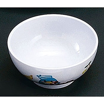 メラミンお子様食器「ベン&ベティー」 汁椀 千羽鶴印(エンテック)