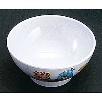 メラミンお子様食器「ベン&ベティー」 飯椀 千羽鶴印(エンテック)