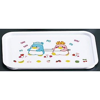 メラミンお子様食器「ベン&ベティー」 トレー 千羽鶴印(エンテック)