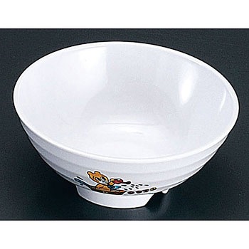 メラミンお子様食器「コロちゃん」 ラーメン丼 千羽鶴印(エンテック)