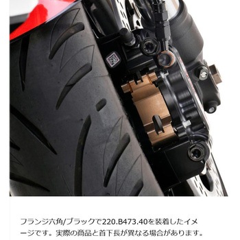 ステンレスキャリパーマウントボルト ブラック CMBF-055B プロトブレンボ