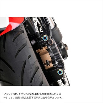 ステンレスキャリパーマウントボルト チタン色 CMBF-070T プロトブレンボ
