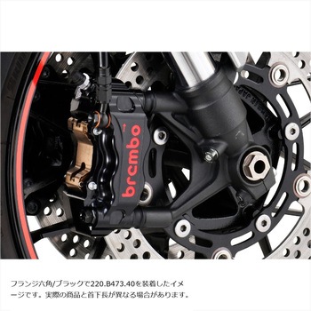 ステンレスキャリパーマウントボルト ブラック CMBF-075B プロトブレンボ