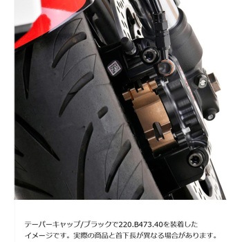 ステンレスキャリパーマウントボルト ブラック CMBT-085B プロトブレンボ