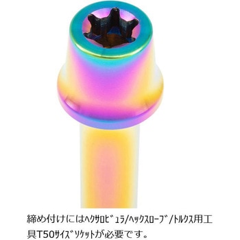 ステンレスキャリパーマウントボルト チタン色 CMBT-055T プロトブレンボ