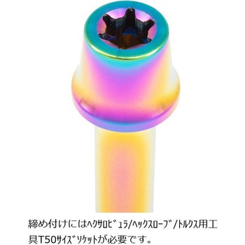 ステンレスキャリパーマウントボルト チタン色 CMBT-060T プロトブレンボ