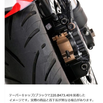 ステンレスキャリパーマウントボルト ブラック CMBT-075B プロトブレンボ