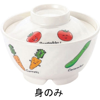 メラミンお子様食器「ベジタ村」 丼 身 信濃化学工業