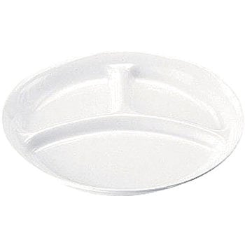 高強度磁器 ホワイト 仕切皿 三井陶器