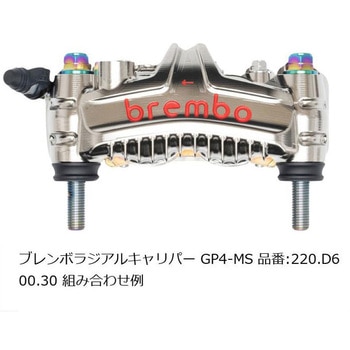 オフセットカラーマウントボルトセット 適合キャリパーB フランジ六角 チタン色 CBK-01BFT プロトブレンボ