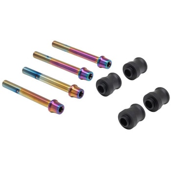 オフセットカラーマウントボルトセット 適合キャリパーA テーパーキャップ チタン色 CBK-02ATT - プロトブレンボ