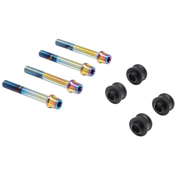 オフセットカラーマウントボルトセット 適合キャリパーA テーパーキャップ チタン色 CBK-01ATT プロトブレンボ