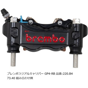 オフセットカラーマウントボルトセット 適合キャリパーA フランジ六角 ポリッシュ CBK-03AFP プロトブレンボ